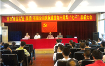 918博天堂集团庆祝建党九十周年“七一”表彰大会
